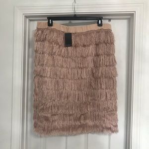 NWT Eloquii fringe pencil skirt